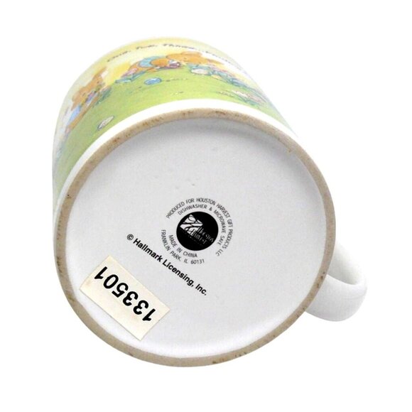 Easter Bunny Mug w "One Two Three...Finding Eggs" Scene Hallmark Coffee Teacup - Picture 4 of 5